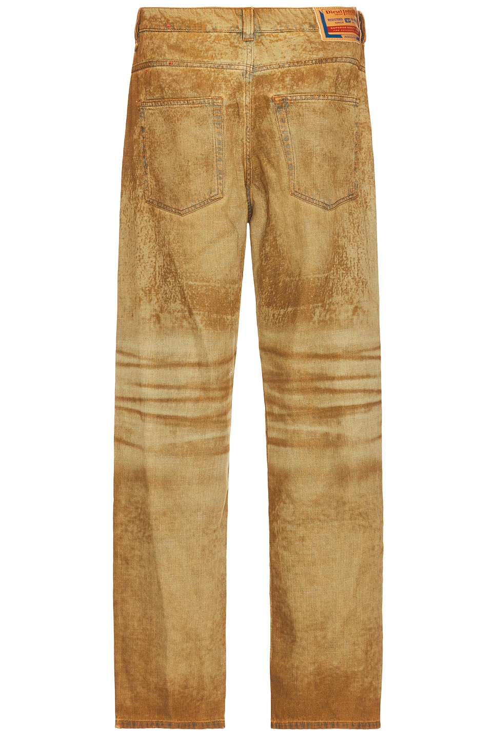 Shop Diesel Macs Denim Pant In Brown