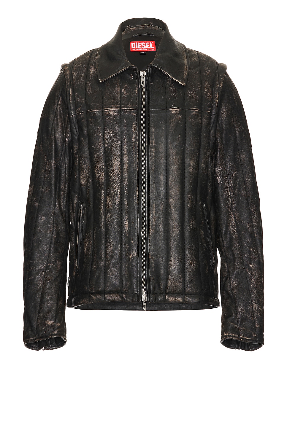 Albert Leather Jacket in Black