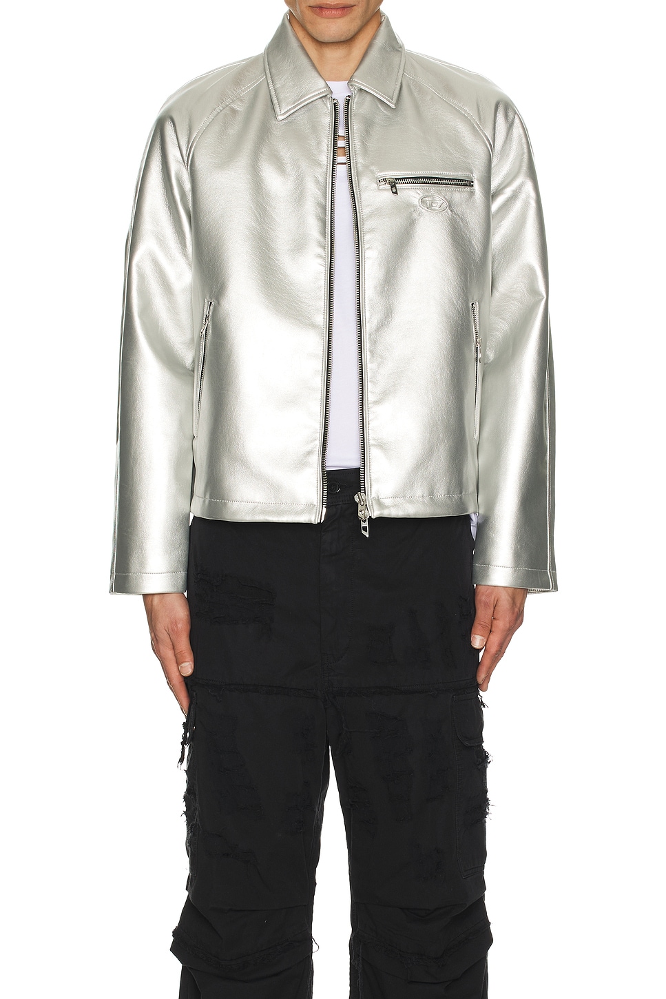 Image 1 of Diesel Thome Jacket in Silver