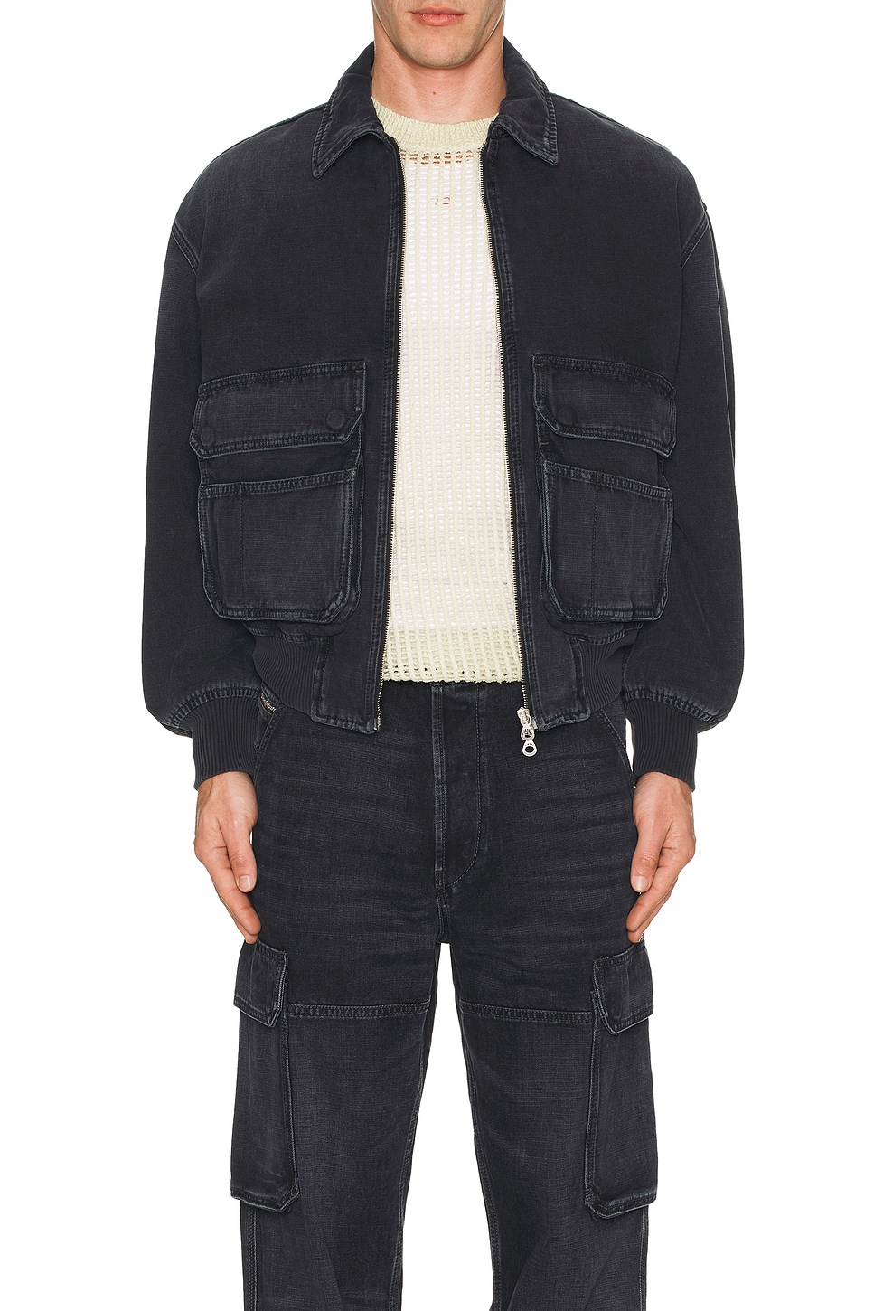 Image 1 of Diesel Kurz Jacket in Black