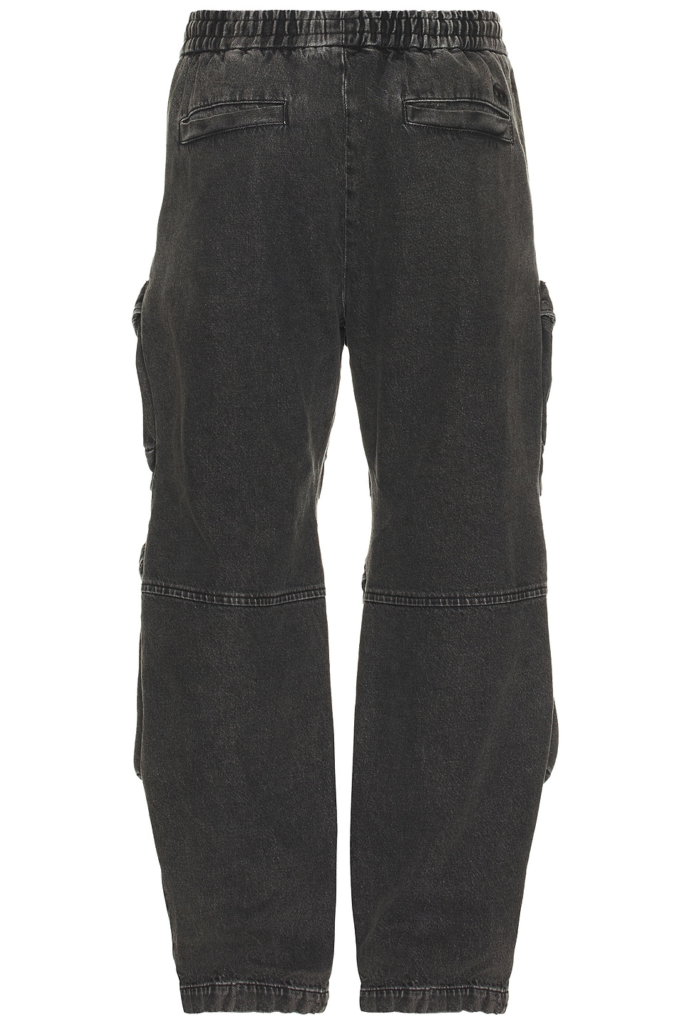 Shop Diesel Baertson Cargo Pant In Black & Denim