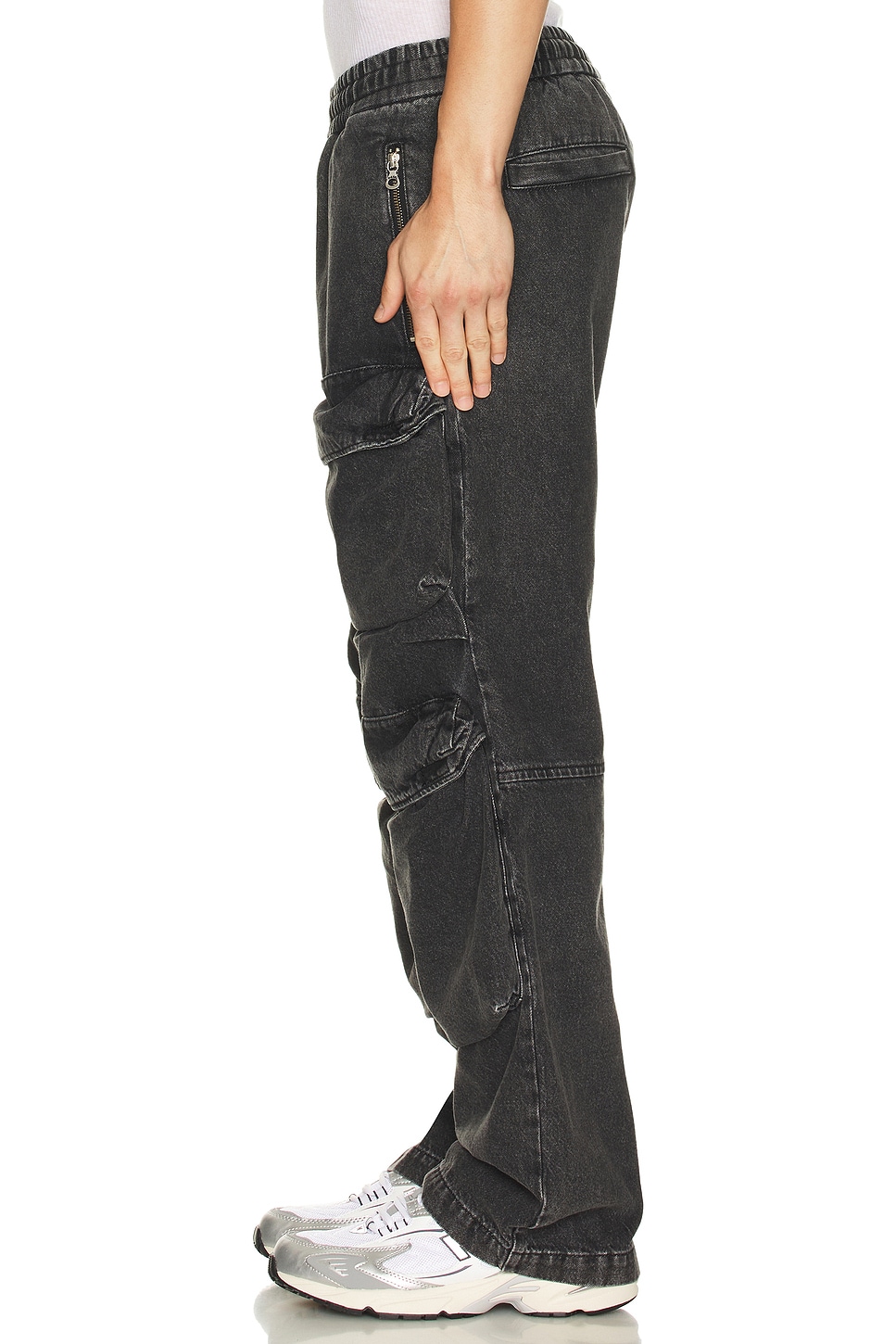 Image 1 of Diesel Baertson Cargo Pant in Black & Denim