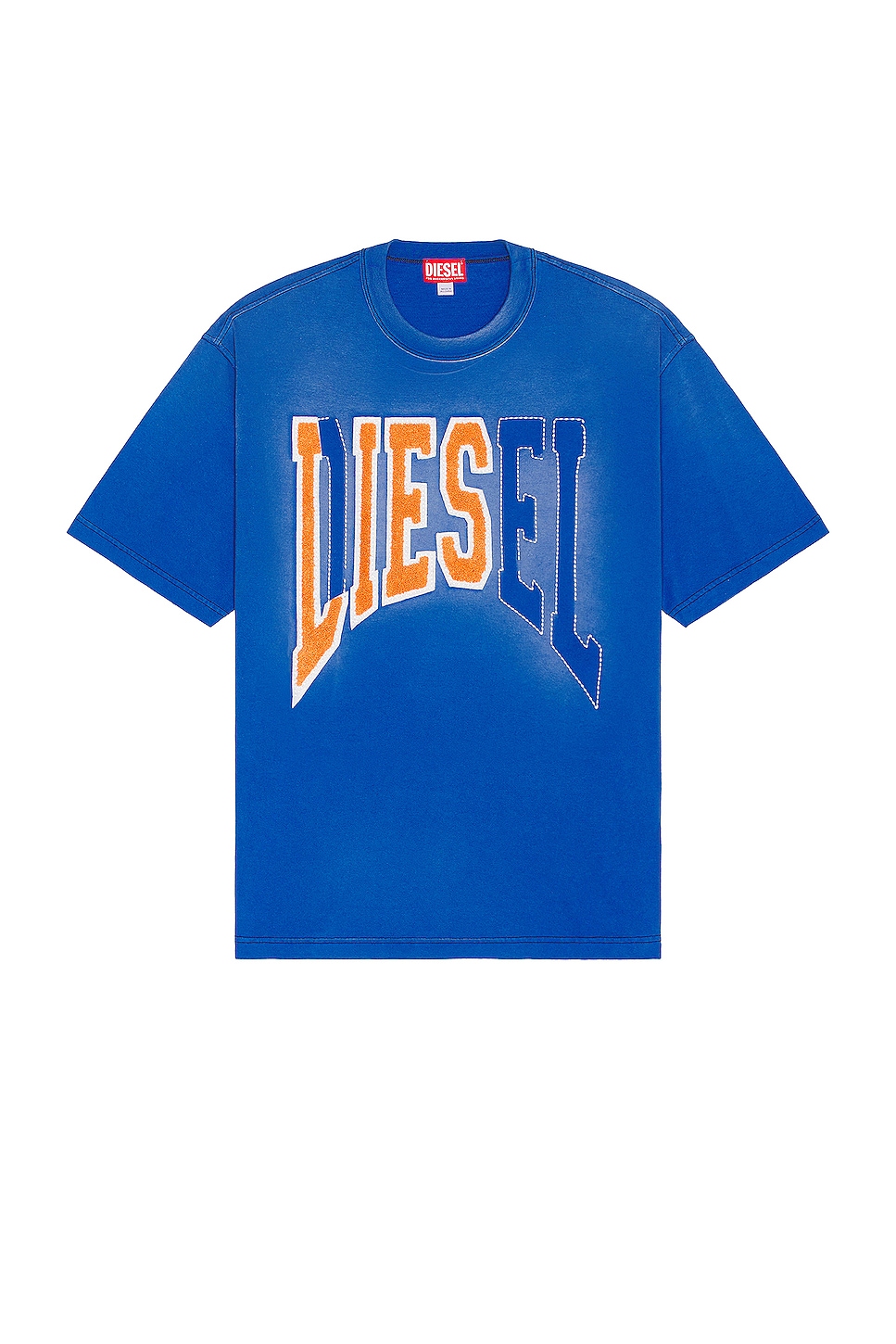 Image 1 of Diesel Wash T-shirt in Classic Blue
