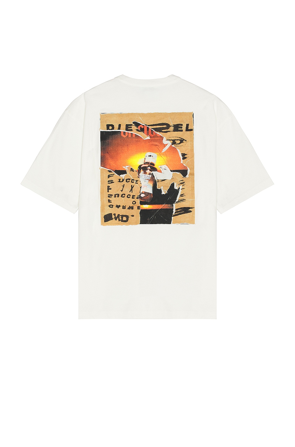 Image 1 of Diesel Wash T-shirt in White