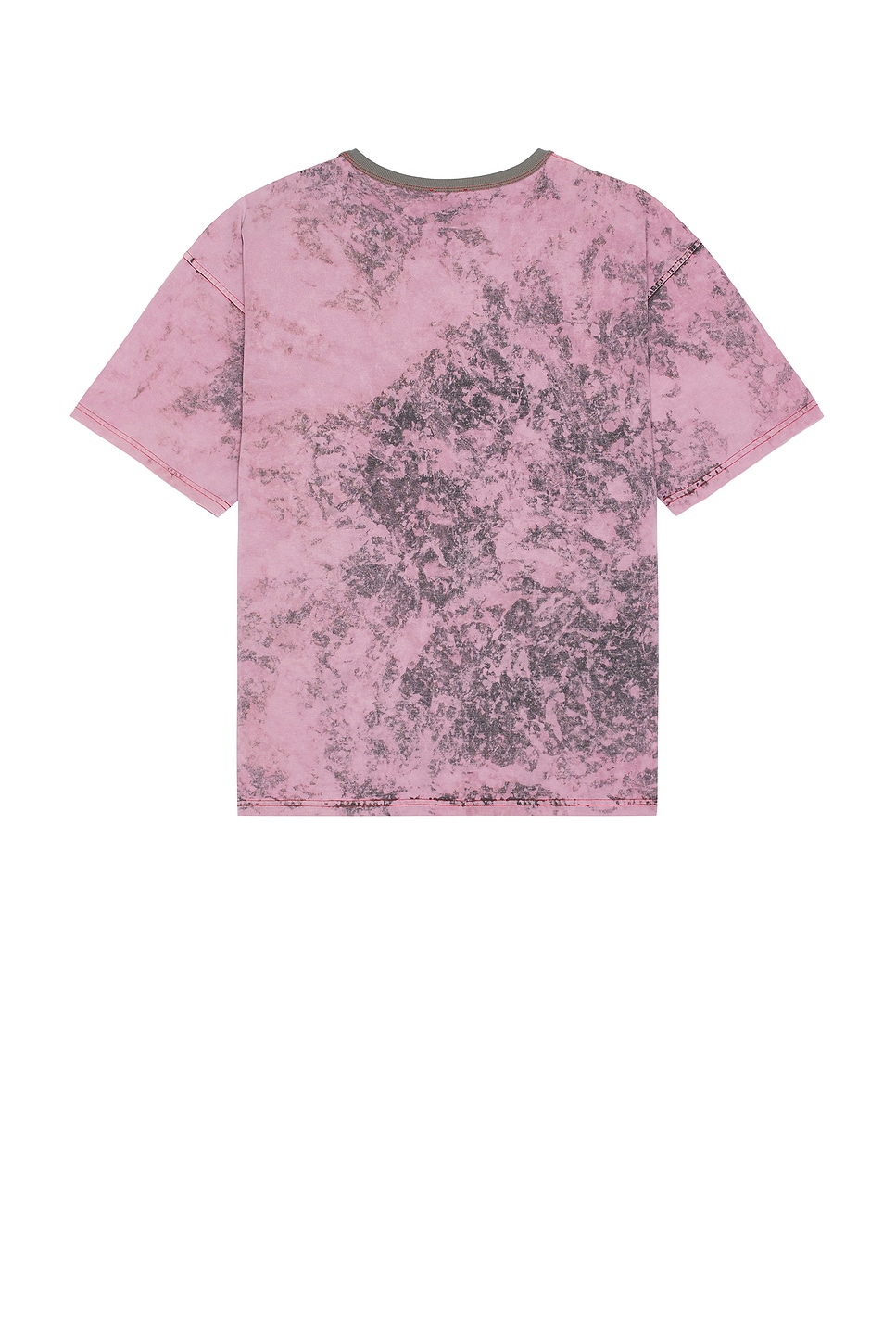 Diesel Graphic Print Raglan Shoulders T-shirt In Purple