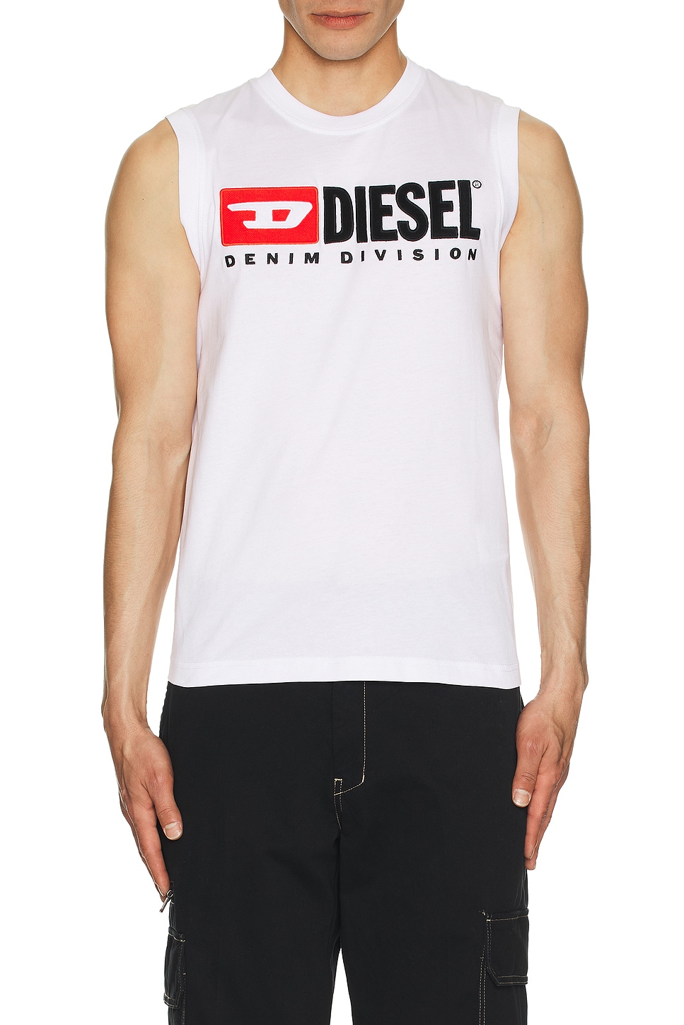 Image 1 of Diesel Isco Tank Top in White
