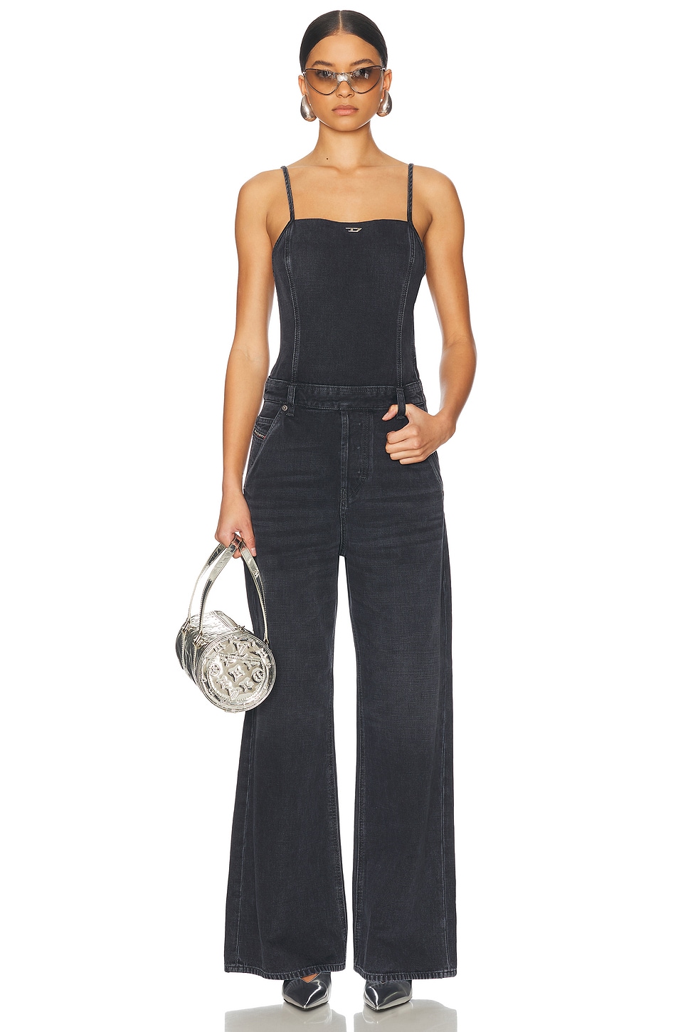 Sleeveless Jumpsuit in Blue