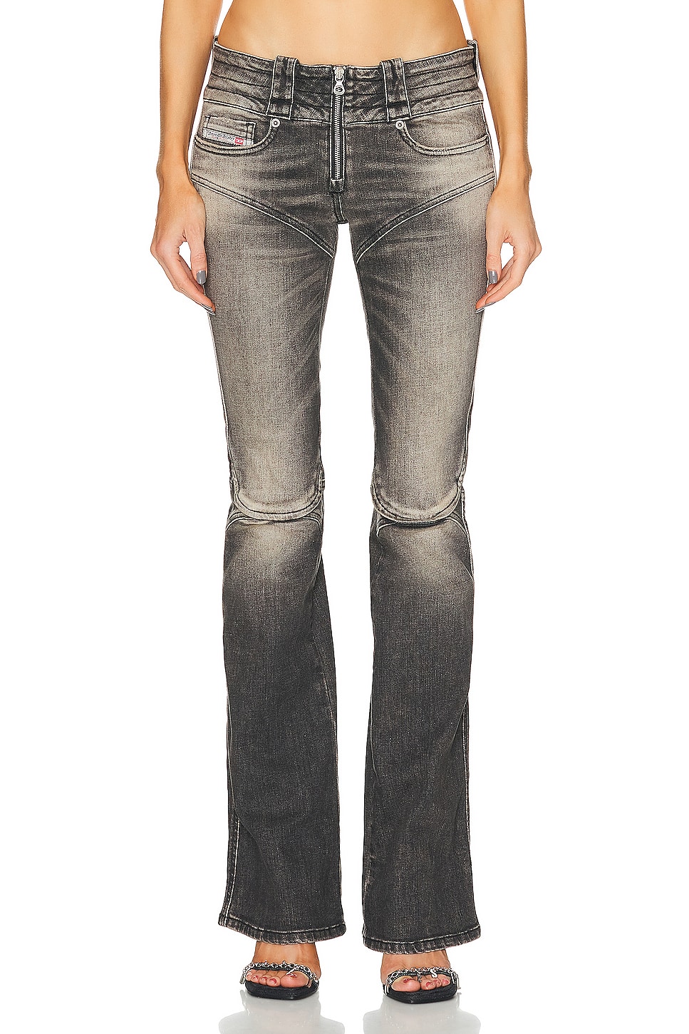 Image 1 of Diesel Belty Tapered in Faded Denim