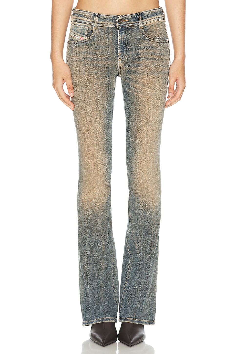 Image 1 of Diesel Mid Rise Bootcut in Denim