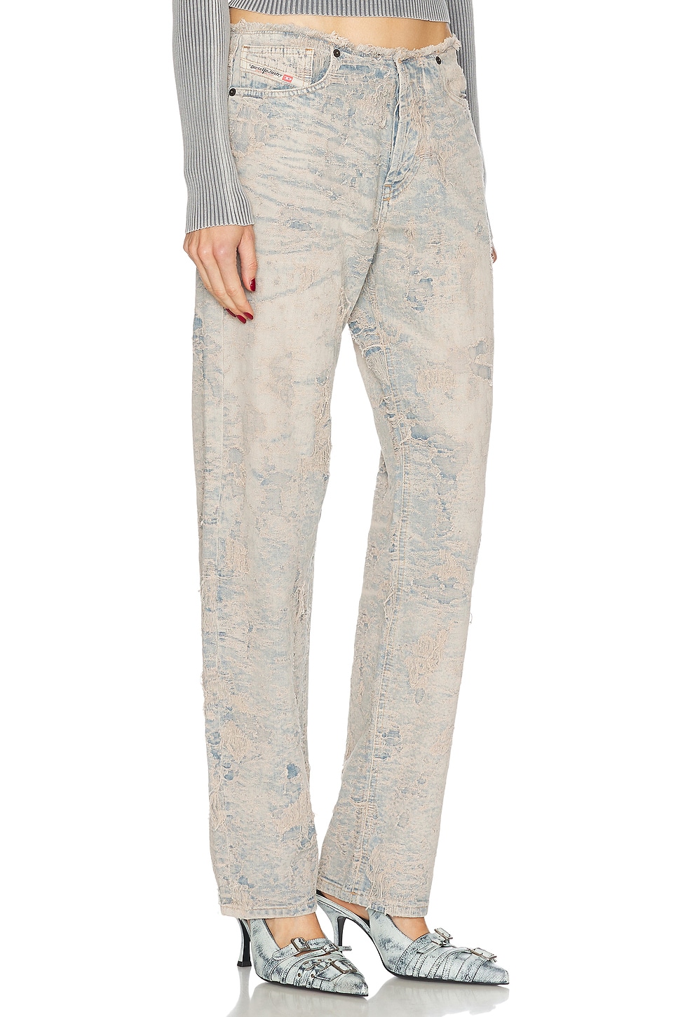 Diesel Jeans Bleached In Denim