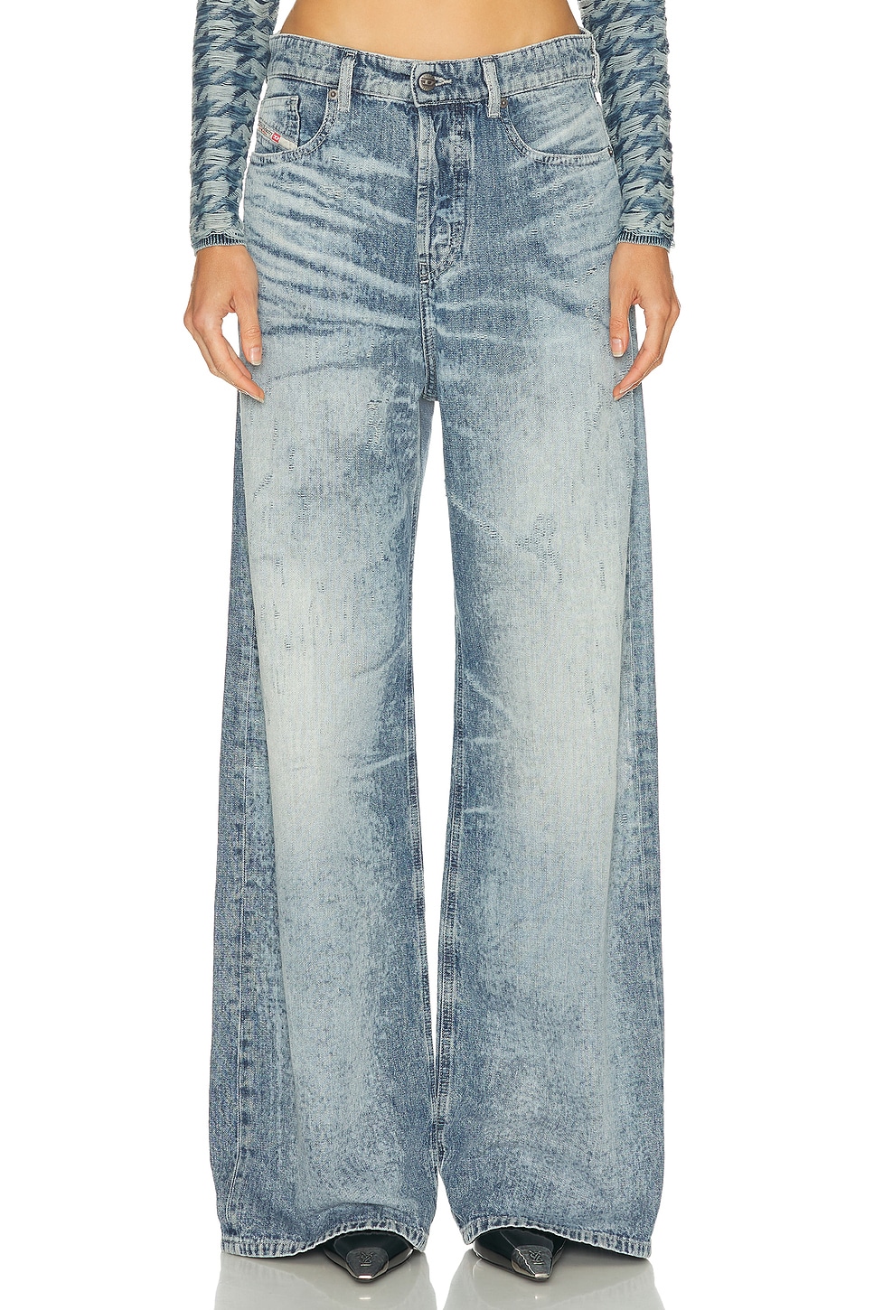 Diesel 1996 Wide Leg In Blue
