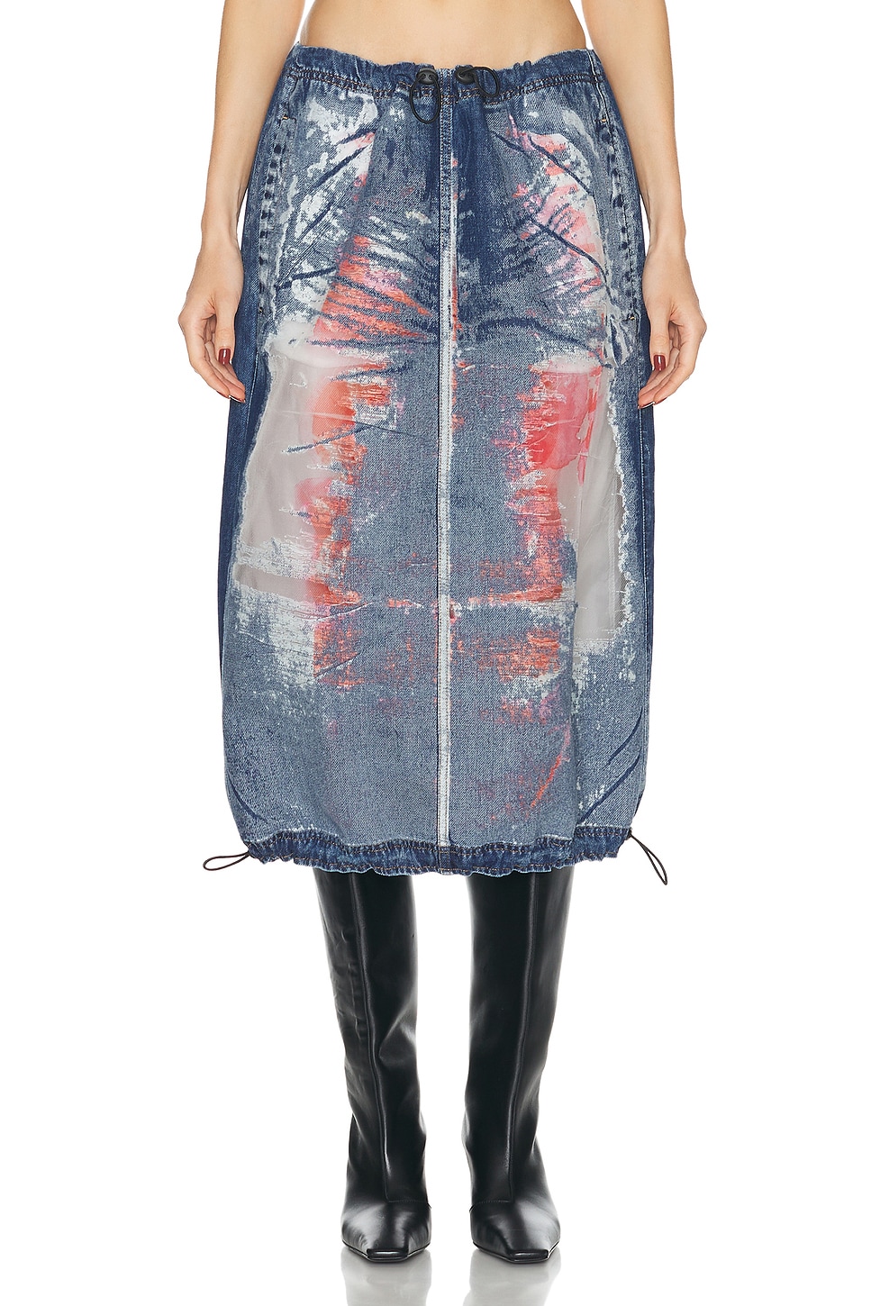 Image 1 of Diesel Mirtow Skirt in Denim