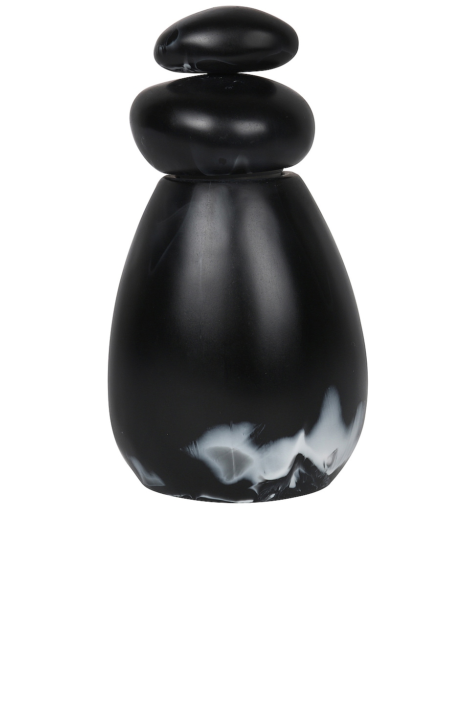 Image 1 of DINOSAUR DESIGNS Boulder Pepper Grinder in Black Marble Swirl