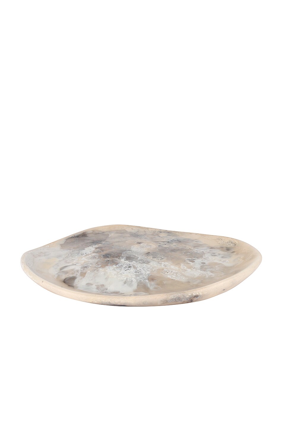 Image 1 of DINOSAUR DESIGNS Large Pebble Platter in Sandy Pearl