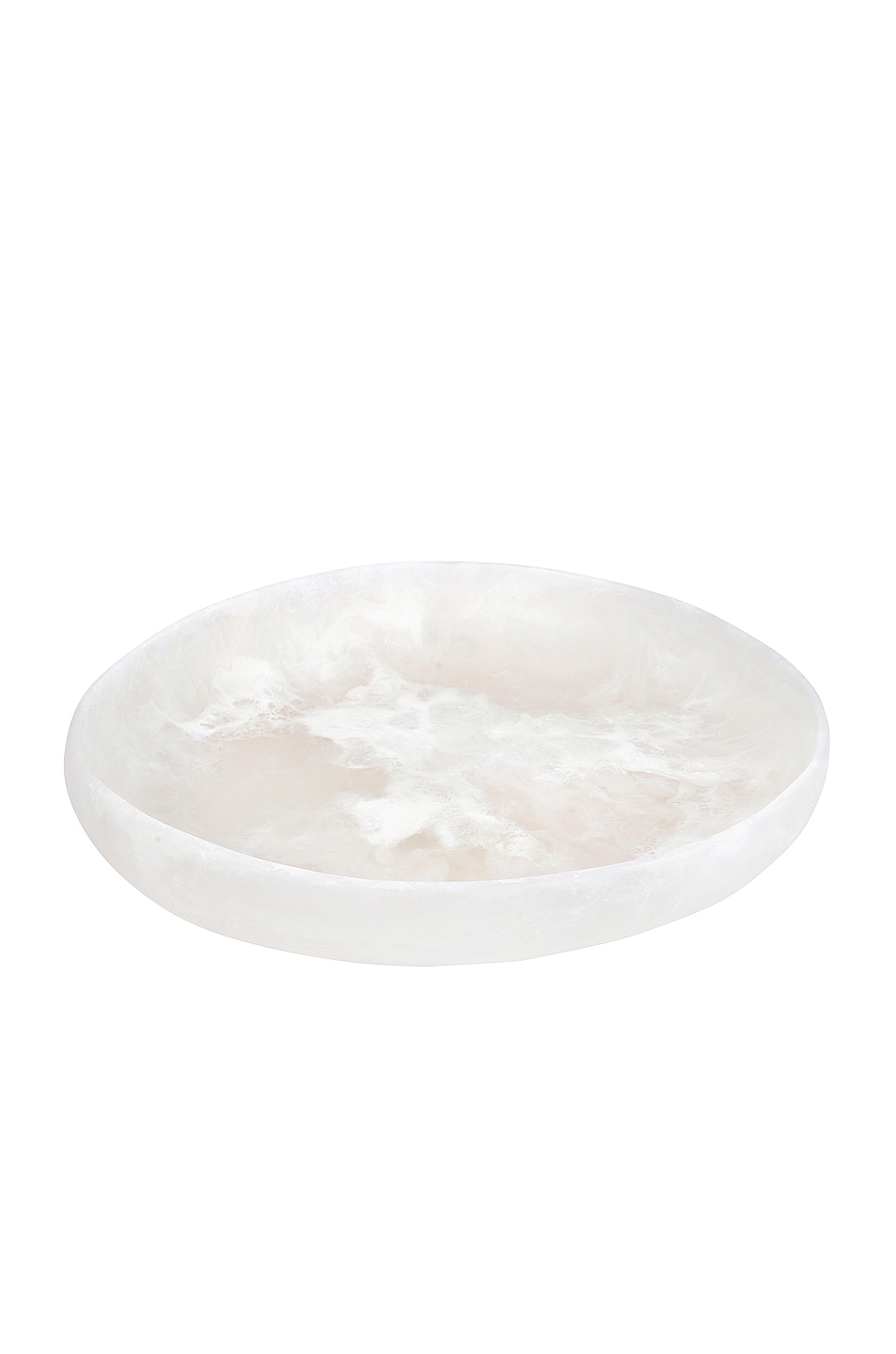 Image 1 of DINOSAUR DESIGNS Large Earth Bowl in Swirl White & Clear