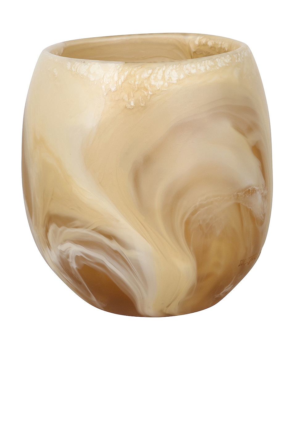 Image 1 of DINOSAUR DESIGNS Clay Large Rock Cup in Swirl Caramel