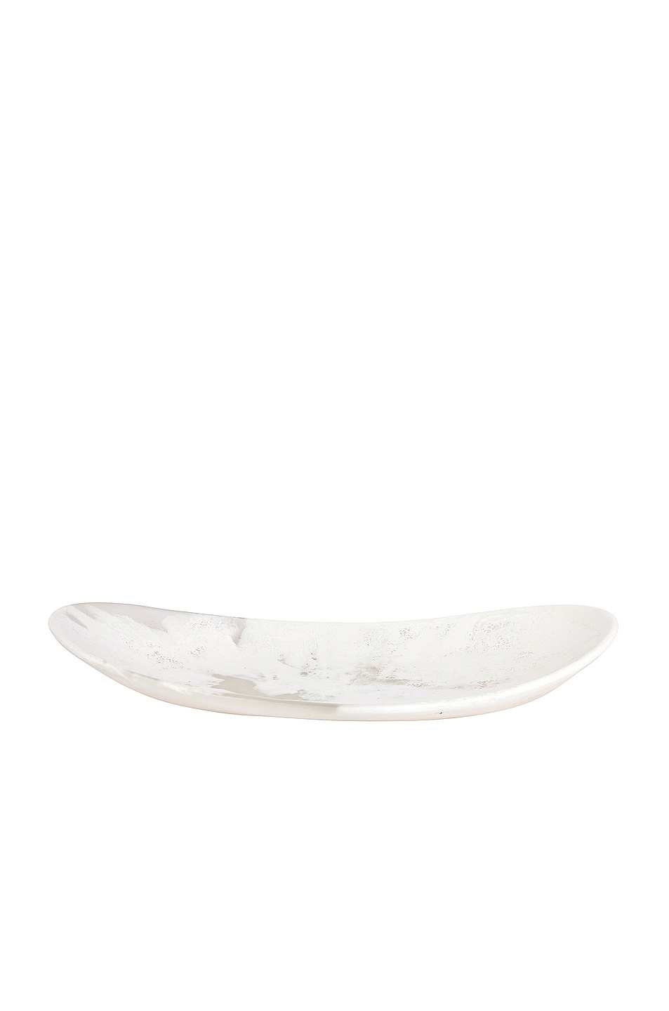 Image 1 of DINOSAUR DESIGNS Wildflower Seed Platter in Swirl White Clear