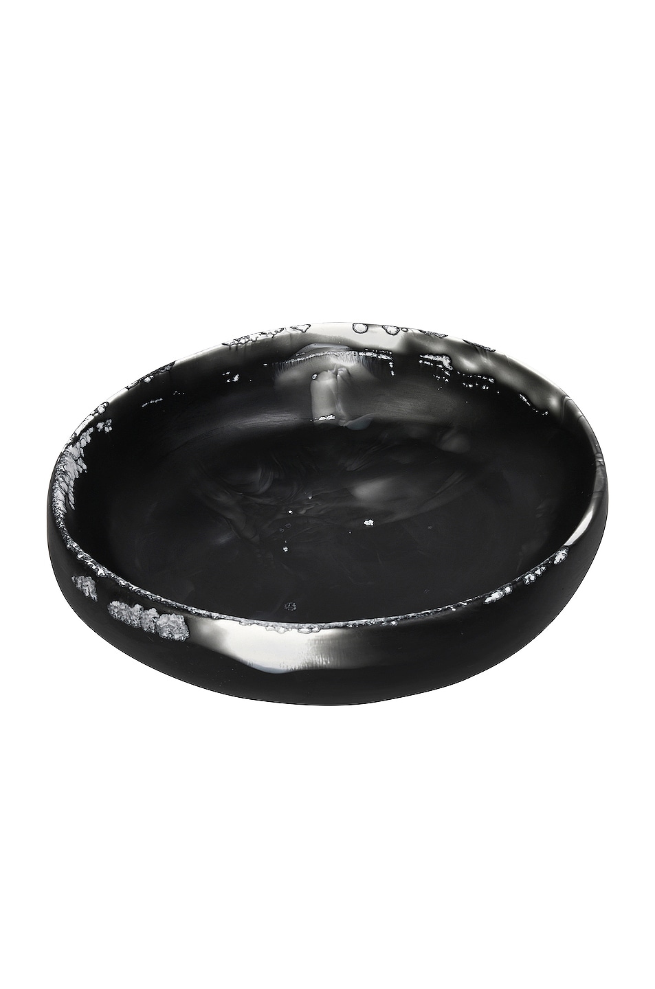 Image 1 of DINOSAUR DESIGNS Small Earth Bowl in Black Marble Swirl