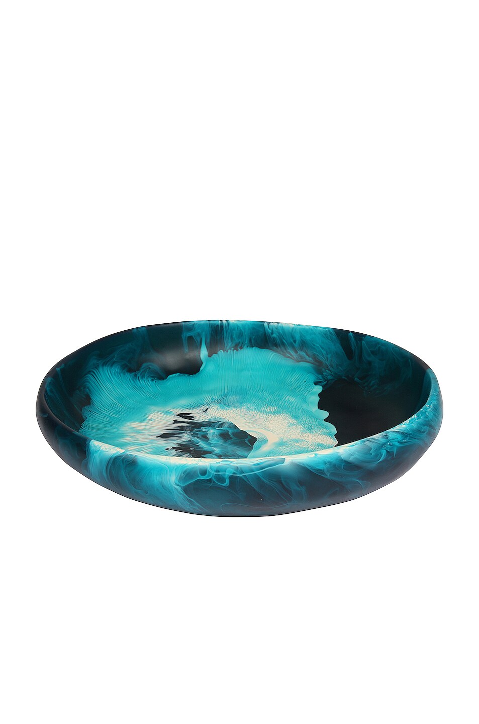 Image 1 of DINOSAUR DESIGNS Medium Earth Bowl in Moody Blue Swirl