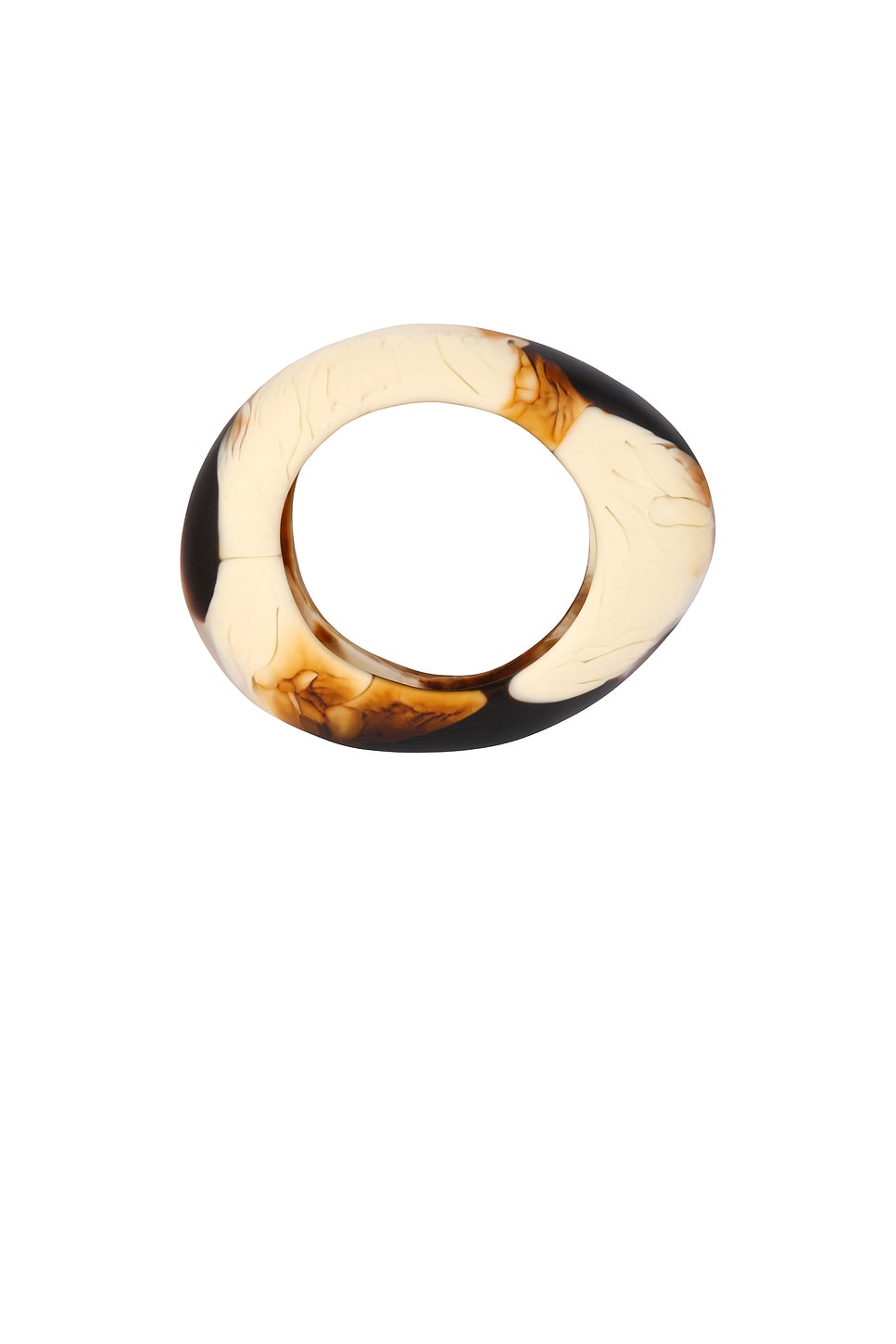 Medium Rock Bangle in Tan