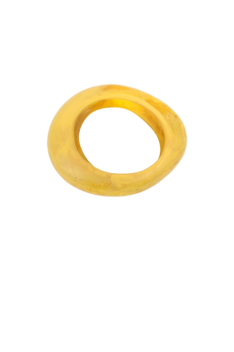 Medium Rock Bangle in Yellow