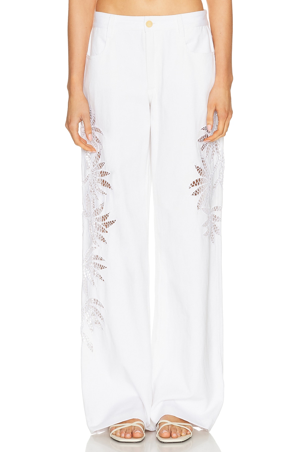 Image 1 of Diotima Stulla Wide Leg in White
