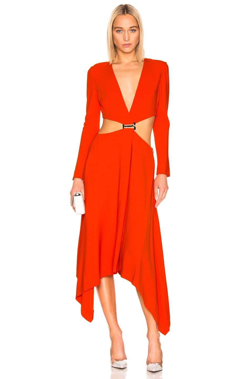 Image 1 of Dion Lee Modular Dress in Vermillion