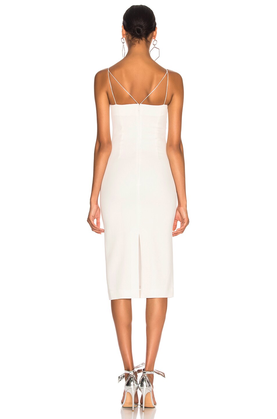 Dion Lee Sheer Solid Dress in Ivory | FWRD