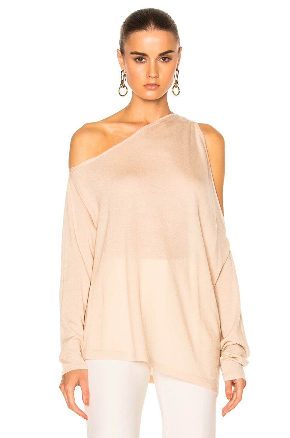 Image 1 of Dion Lee Falling Knit Sweater in Blush