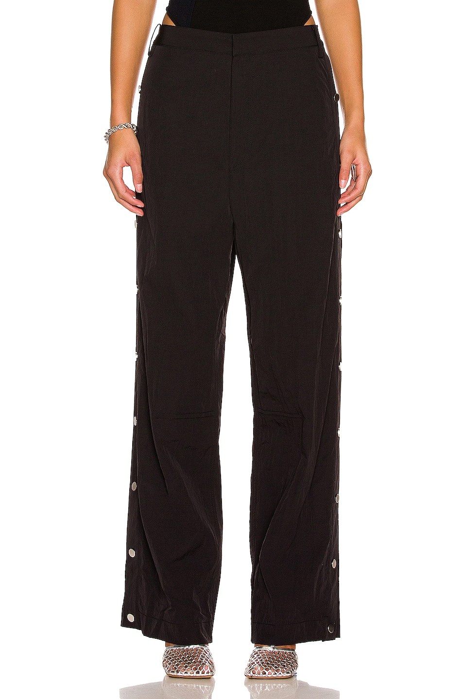 Image 1 of Dion Lee Snap Off Parachute Pant in Black