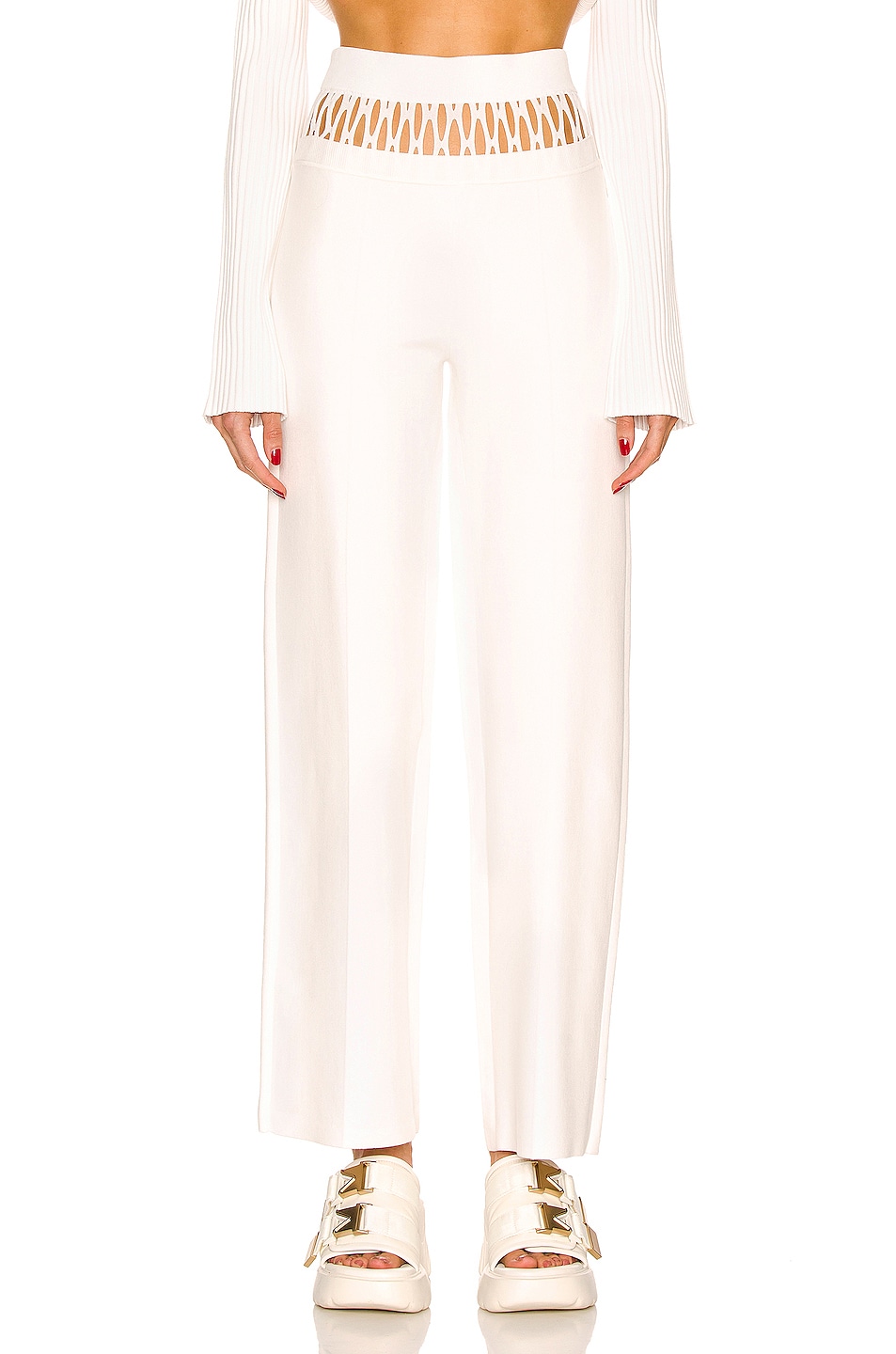 Image 1 of Dion Lee Net Suspended Pant in Ivory
