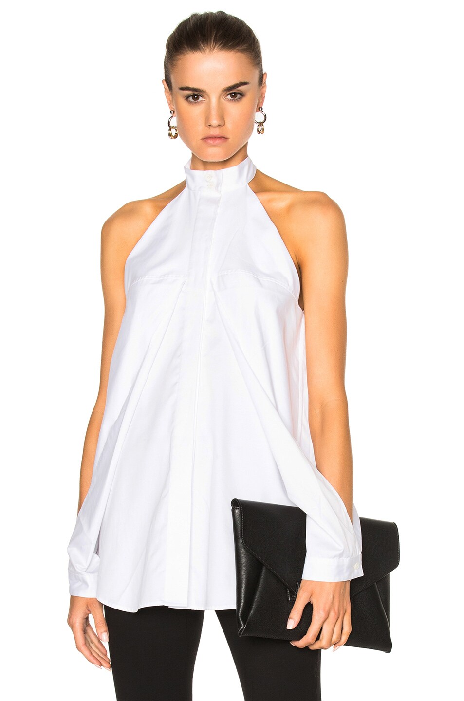 Image 1 of Dion Lee Shirting Sleeve Release Top in White
