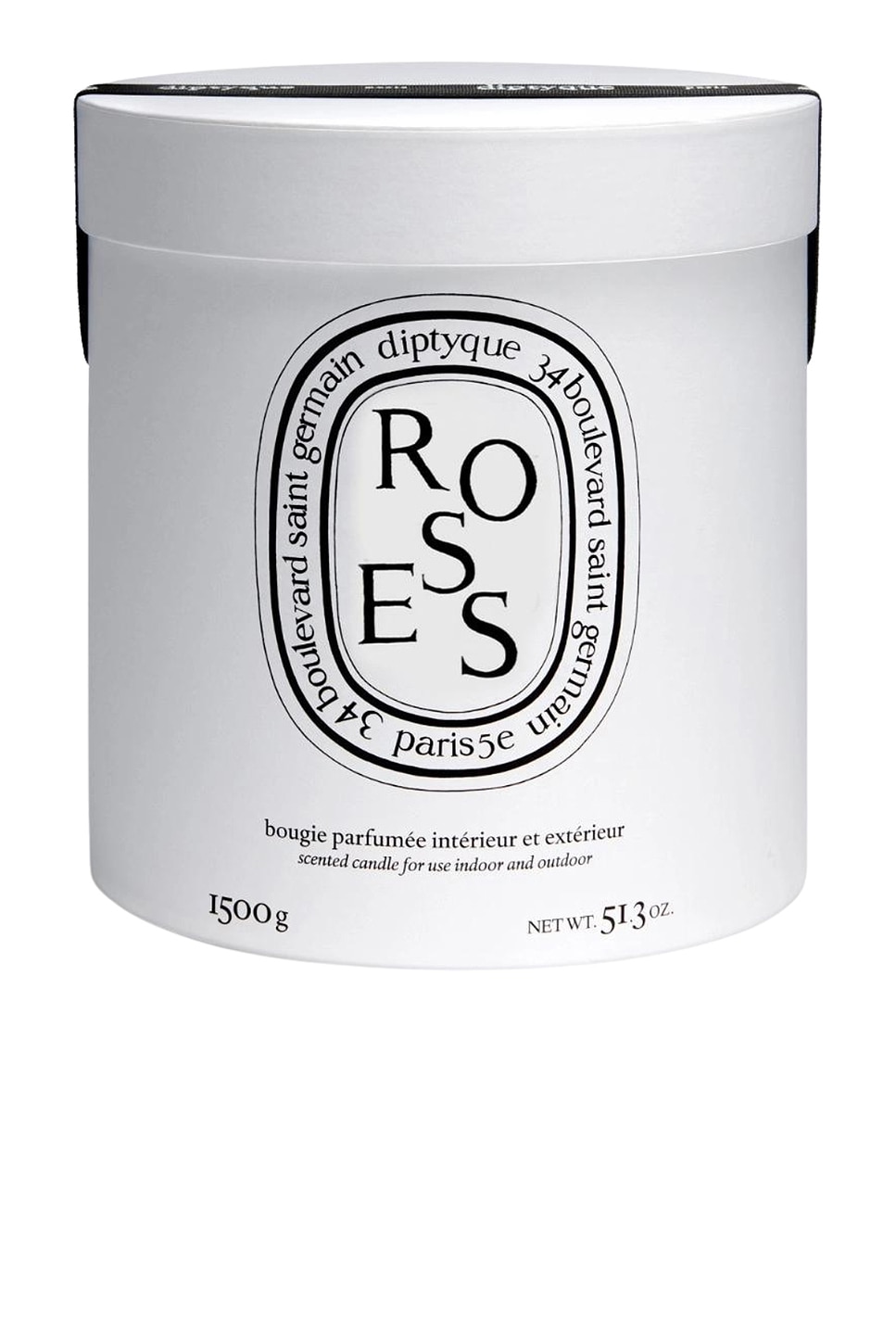 Diptyque Roses Large Scented Candle In N,a