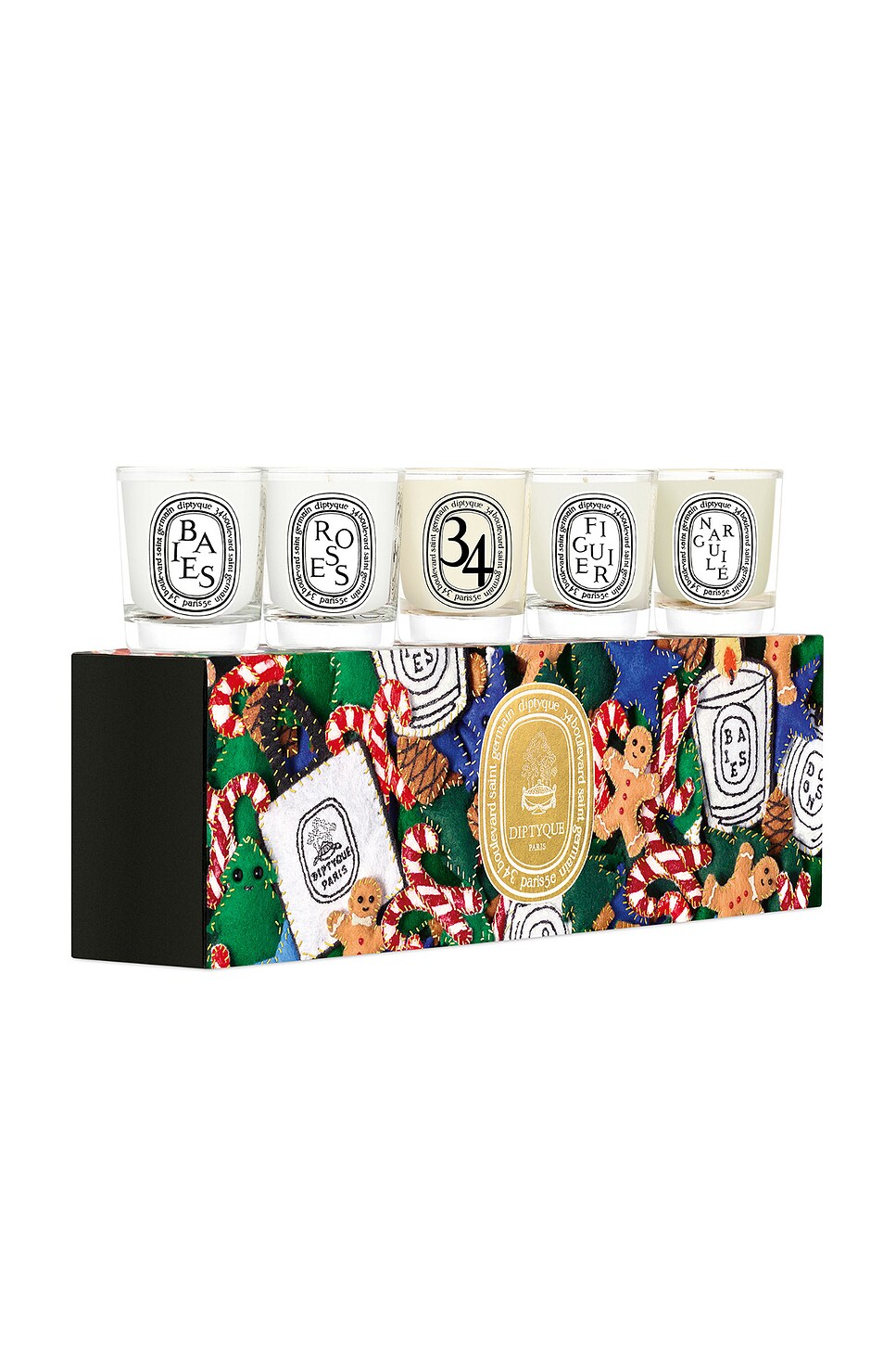 Diptyque Set Of 5 Miniature Candles In N,a