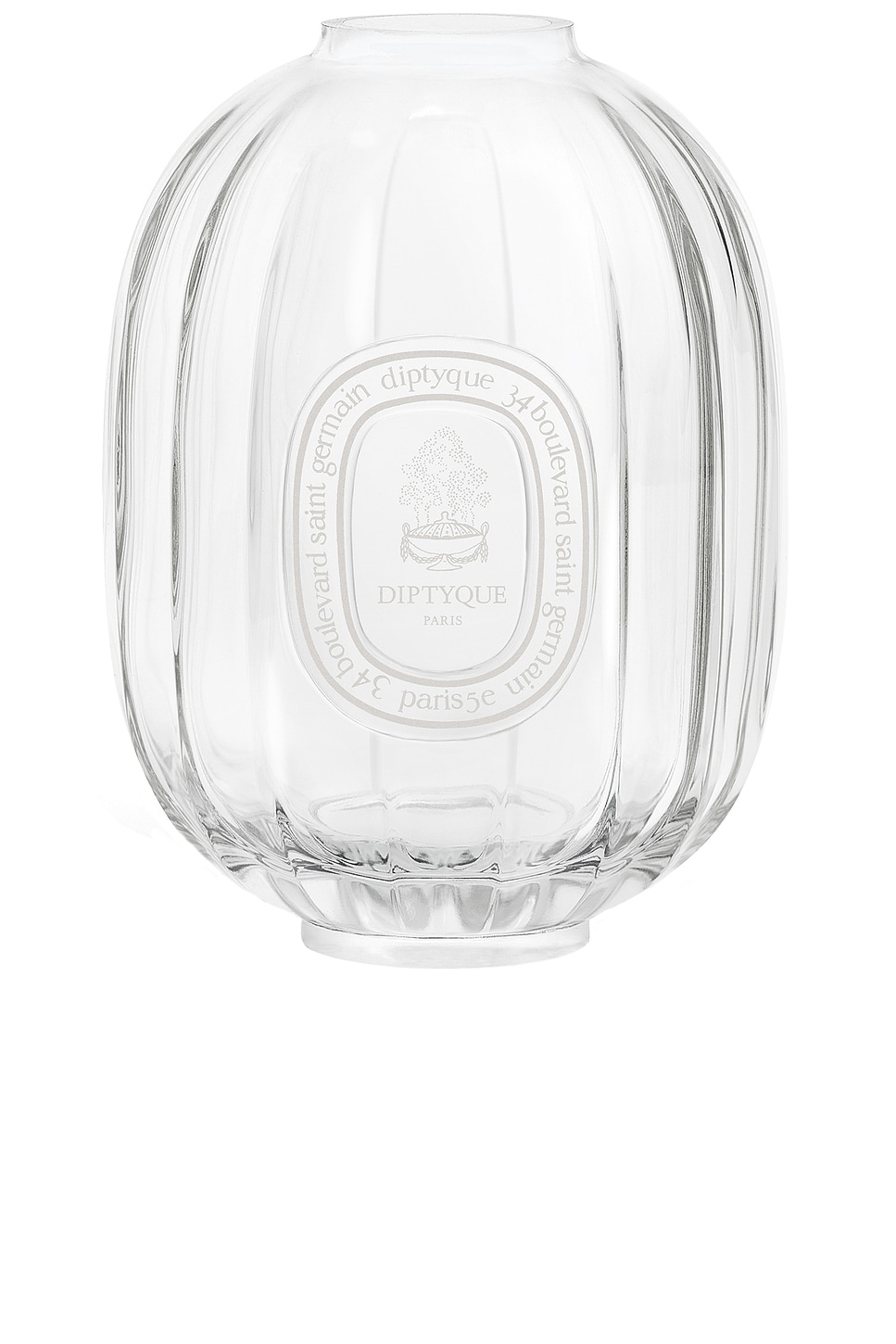 Diptyque Home Fragrance Diffuser Glass Vessel 200ml In Transparent