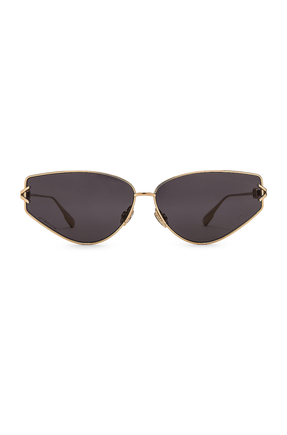 Image 1 of Dior Small Gipsy Sunglasses in Gold & Gray