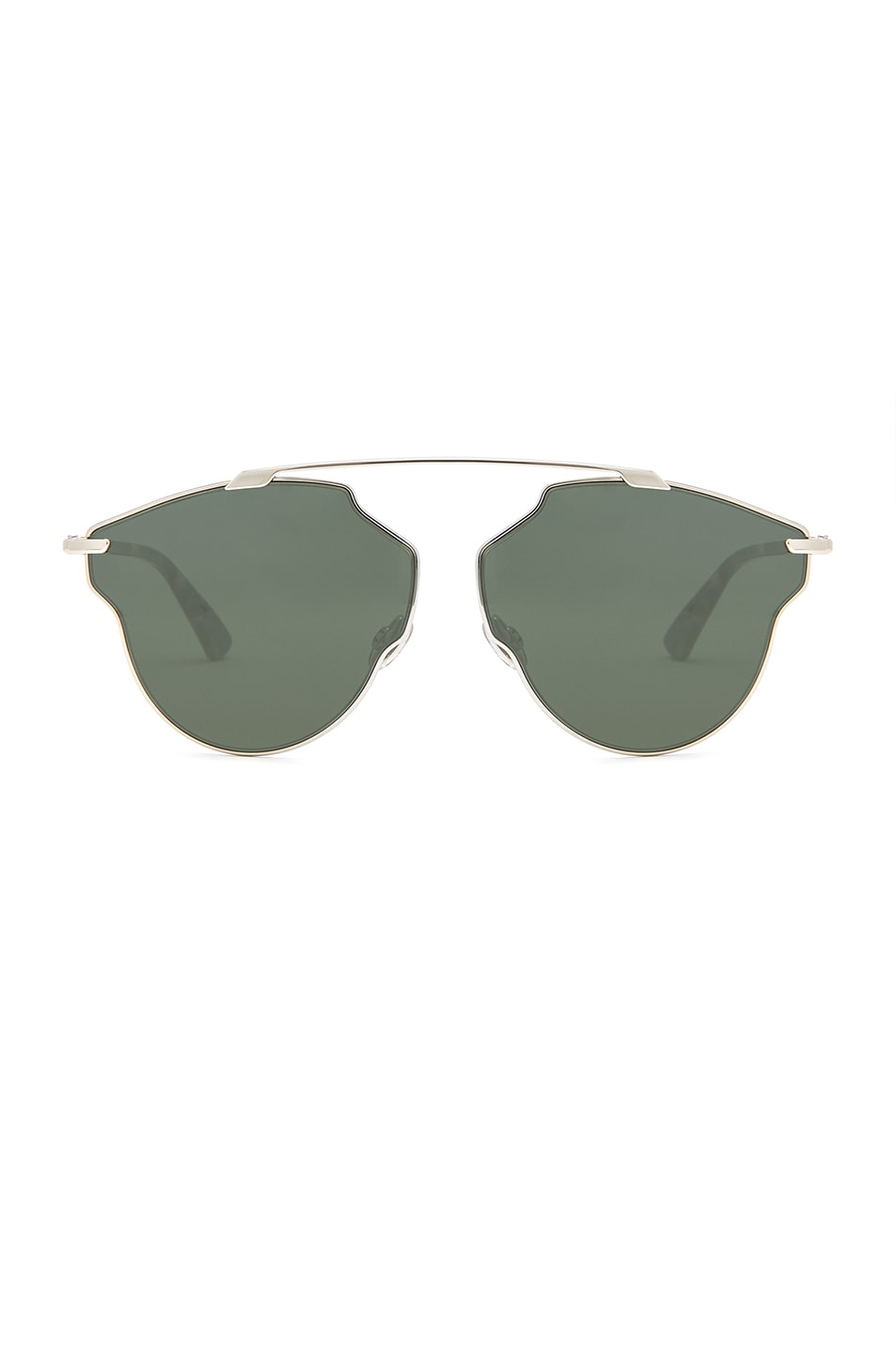 Image 1 of Dior So Real Pops Sunglasses in Silver & Green