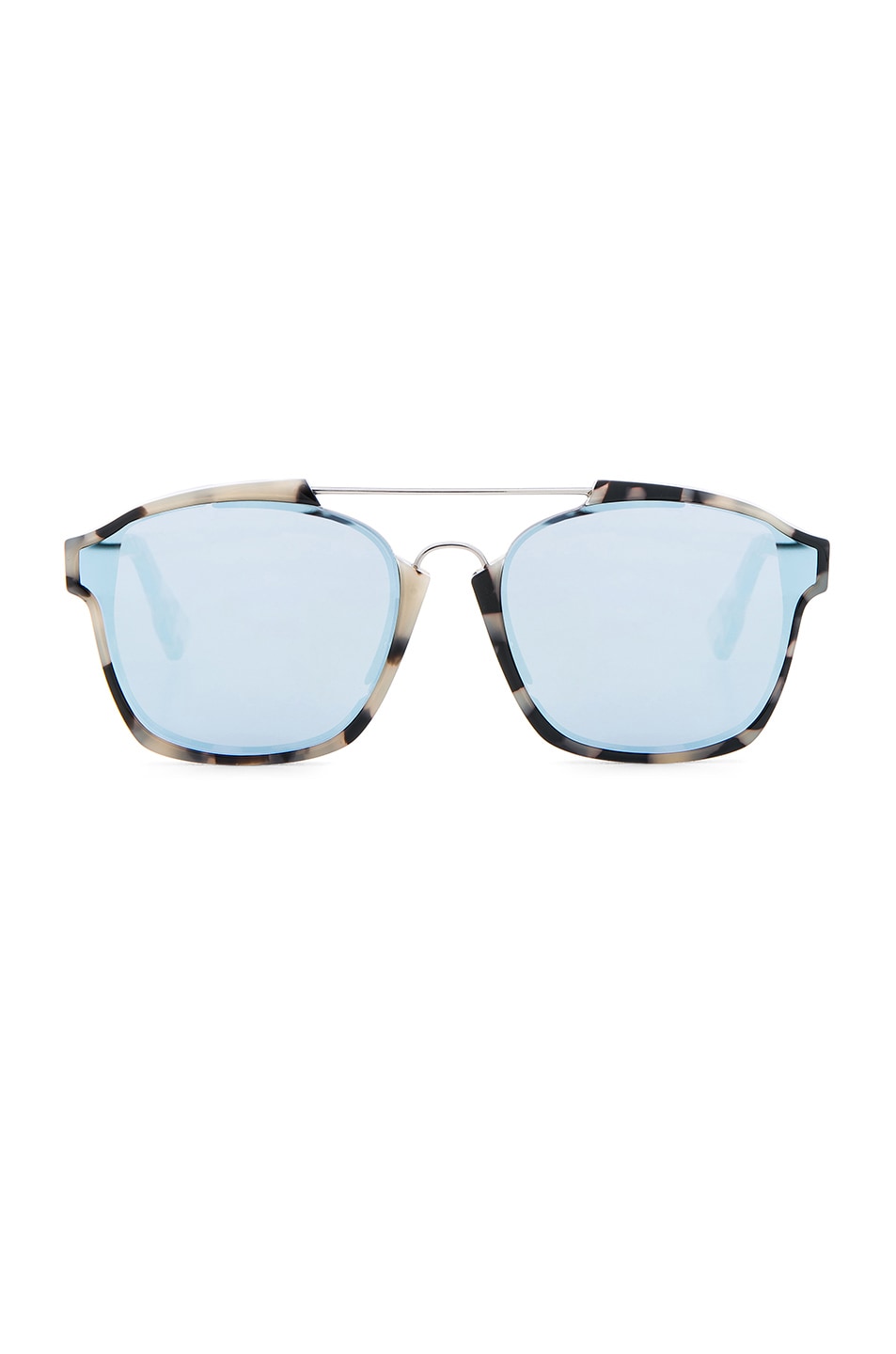 Image 1 of Dior Abstract Sunglasses in Havana & Blue Mirror