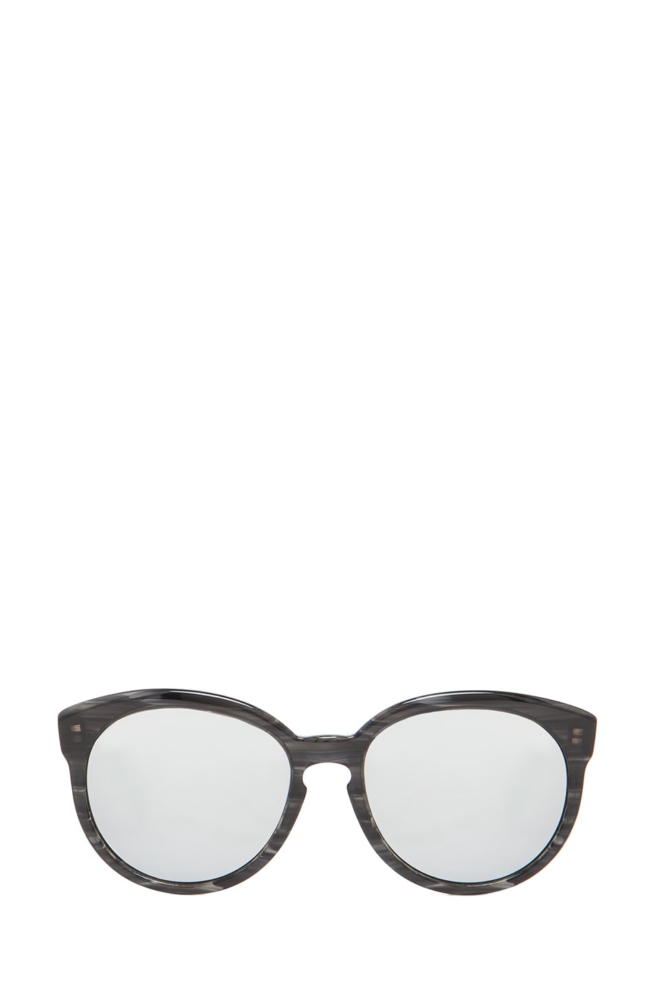 Image 1 of Dita Custom Croix Sunglasses in Black & Silver Mirror
