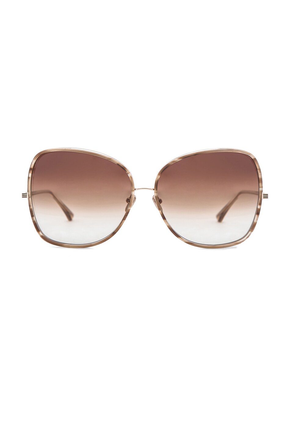 Image 1 of Dita Bluebird Two Sunglasses in Brown Swirl