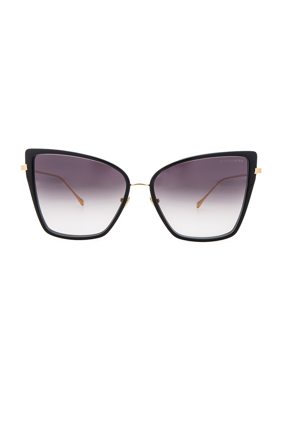Image 1 of Dita 18K Sunbird Sunglasses in Black & Gold