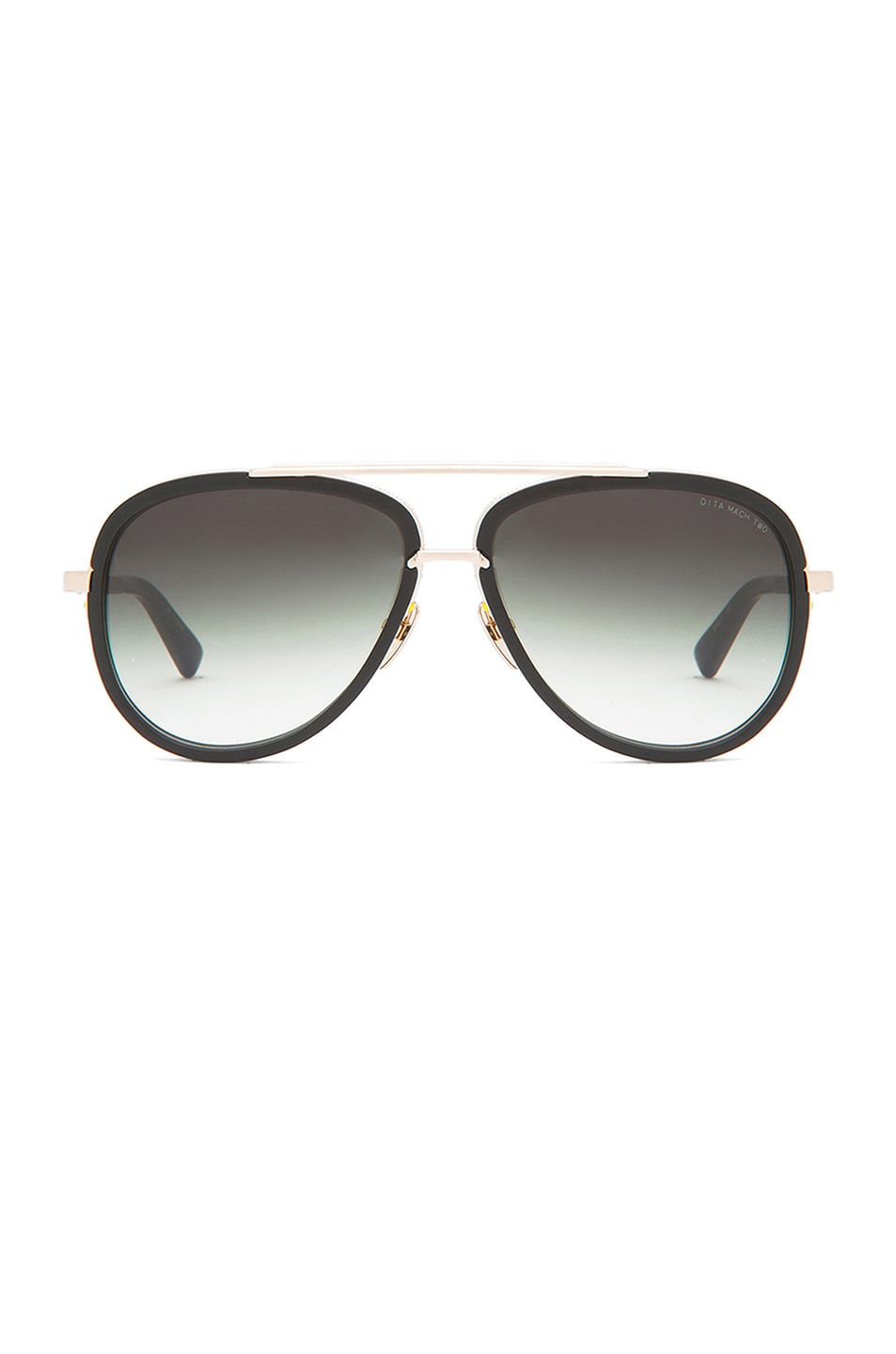 Image 1 of Dita Mach-Two Polarized Sunglasses in Matt Black & Gold