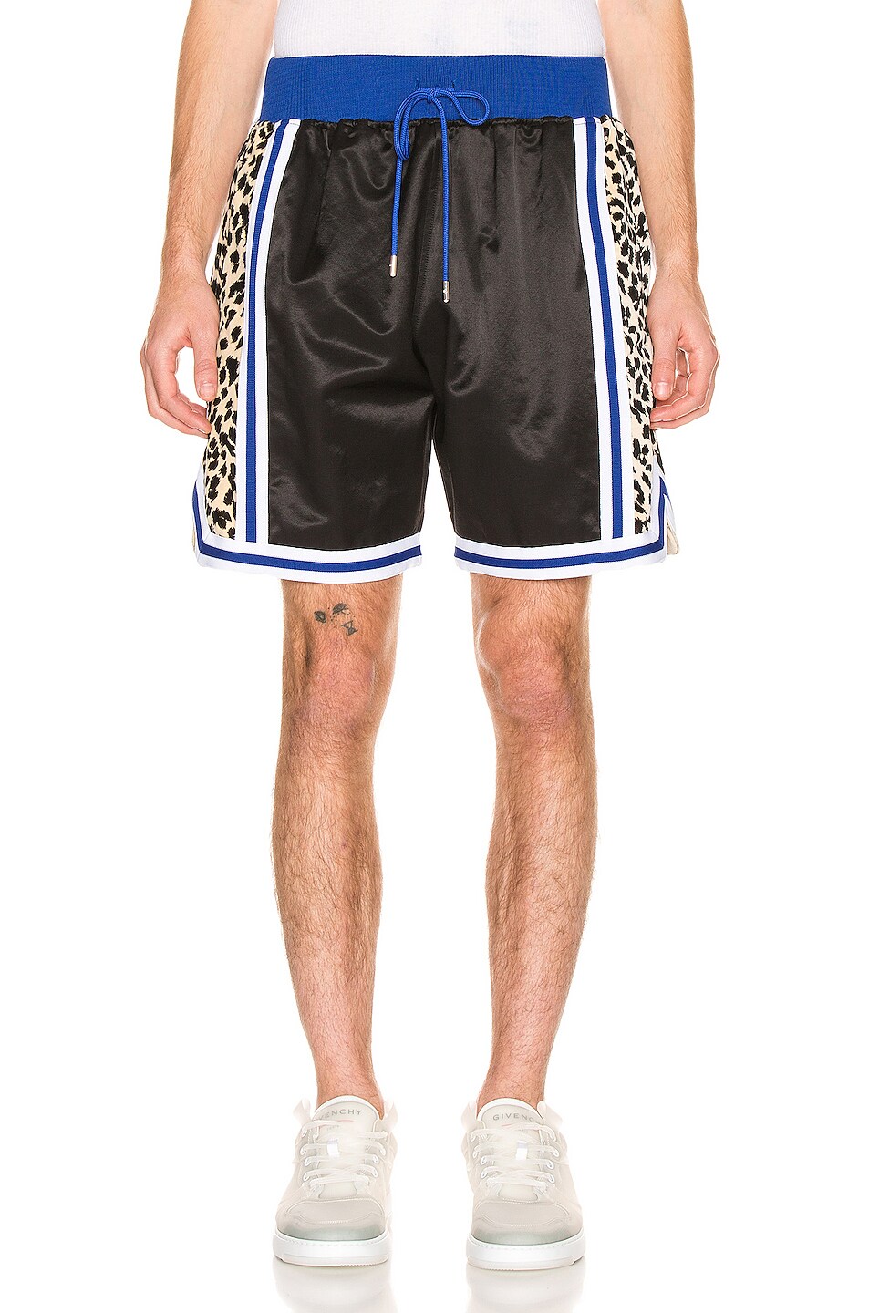 Image 1 of Just Don Jungle Basketball Short in Black