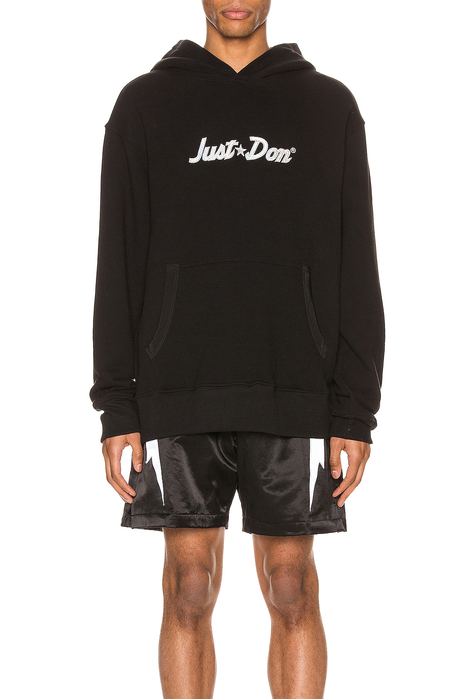 Image 1 of Just Don Team X Planet Hoodie in Black