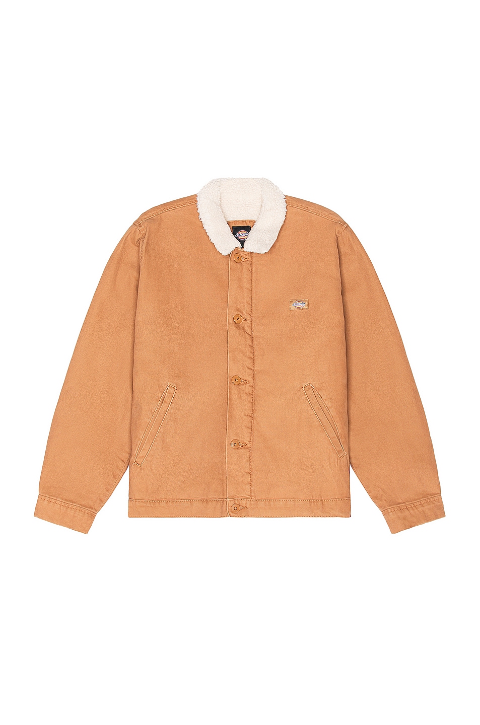 Image 1 of Dickies Duck Canvas Deck Jacket in Stonewashed Brown Duck