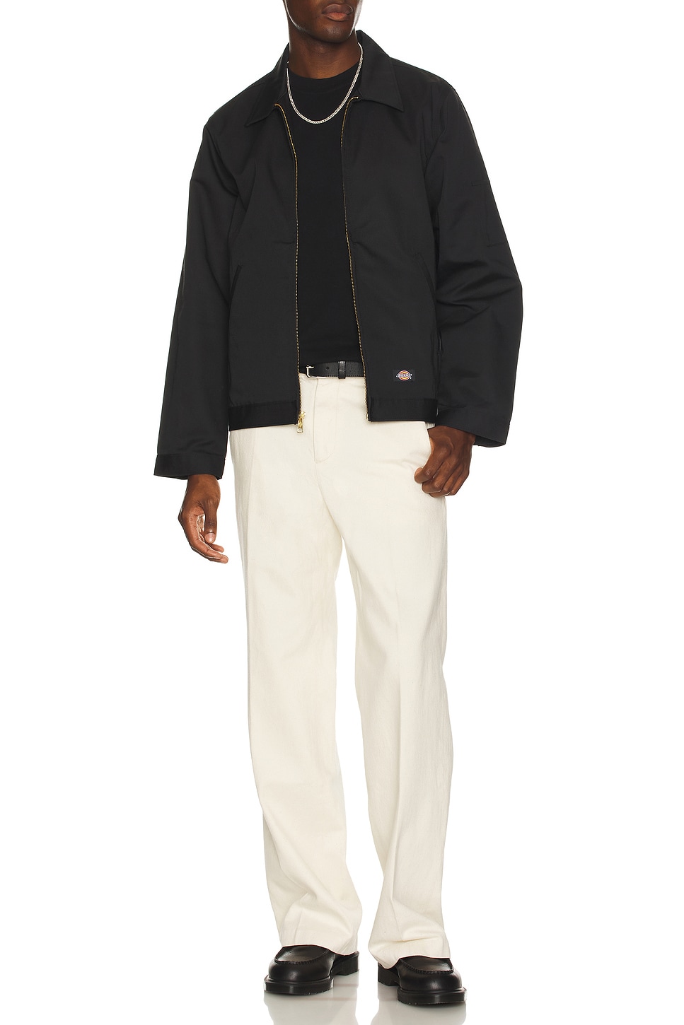 Image 1 of Dickies Unlined Eisenhower Jacket in Black