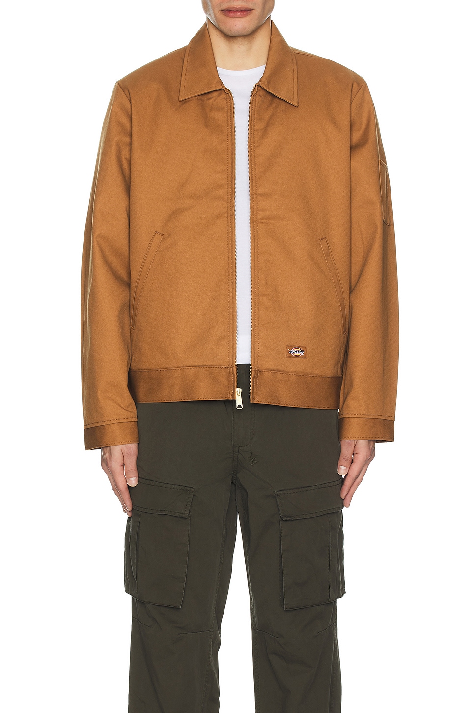 Image 1 of Dickies Insulated Eisenhower Jacket in Brown Duck