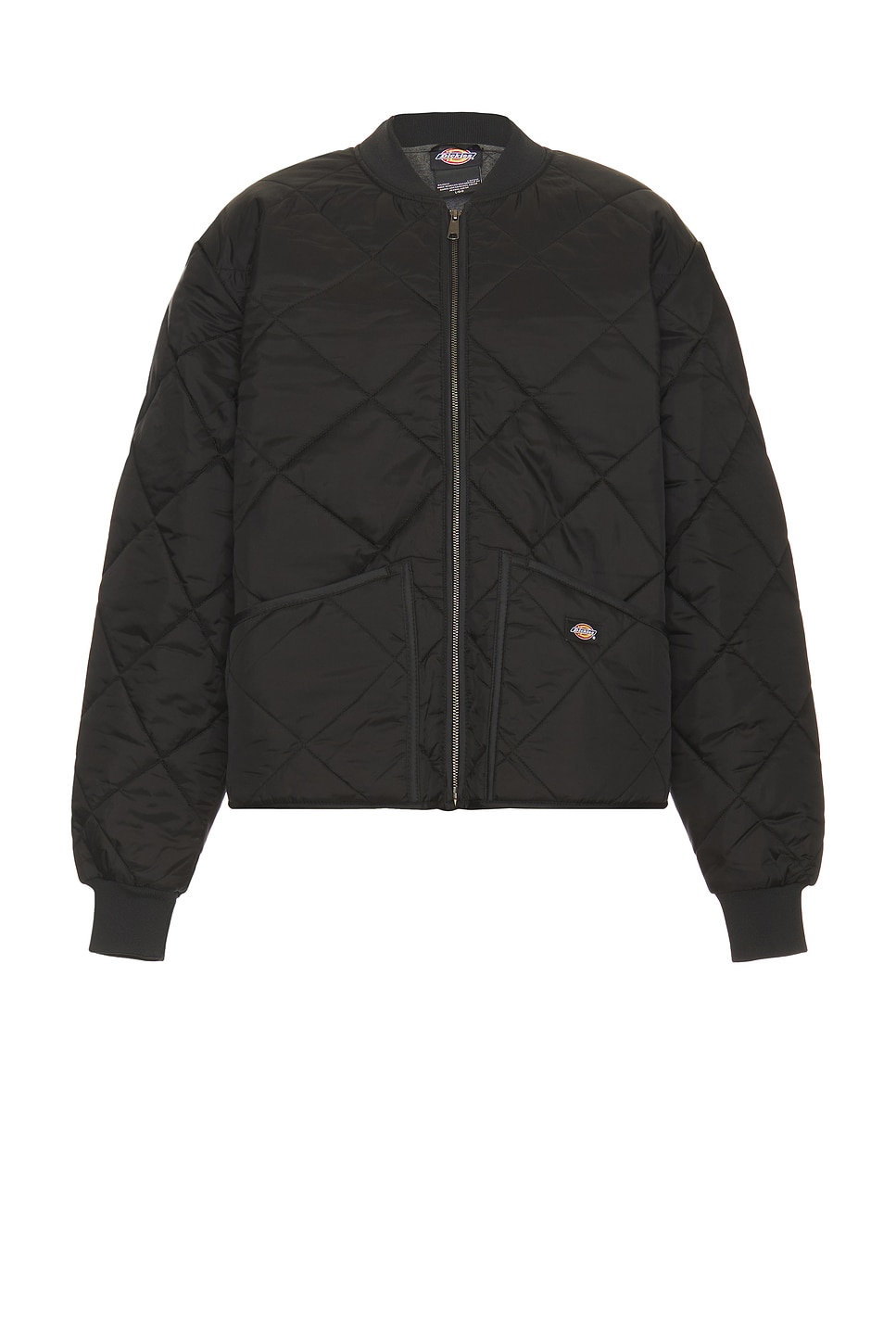 Image 1 of Dickies Diamond Quilted Jacket in Black