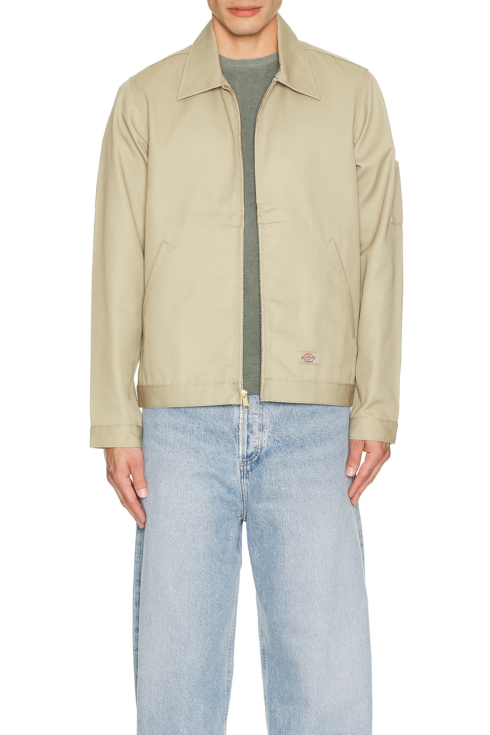 Image 1 of Dickies Unlined Eisenhower Jacket in Khaki