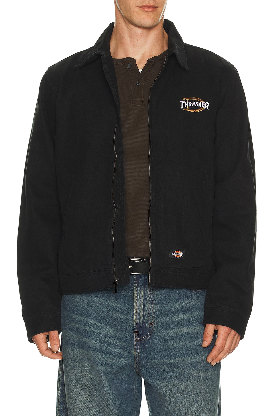 Image 1 of Dickies x Thrasher Jacket in Black